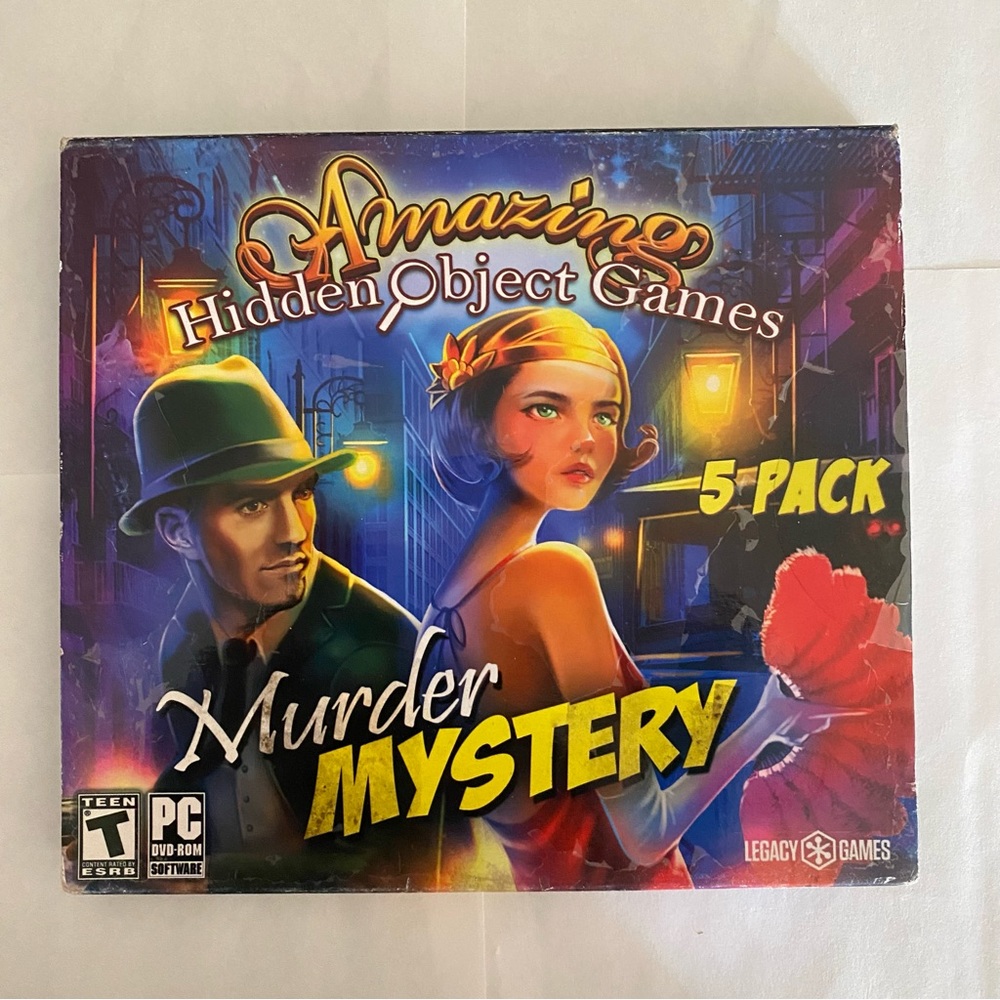 Legacy Games Amazing Hidden Object Games Murder Mystery PC Game